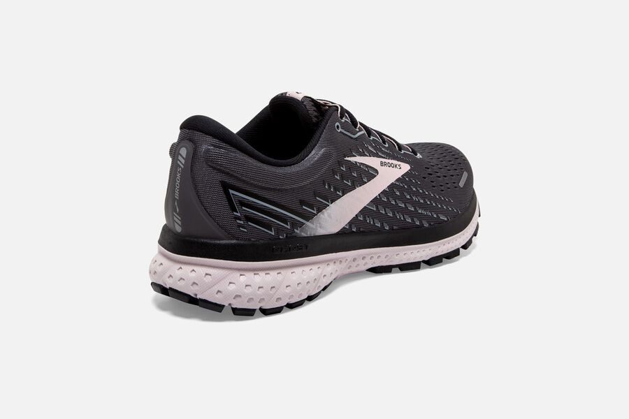 Brooks Ghost 13 Road Loopschoenen Dames - Zwart/Roze - 263908DQI